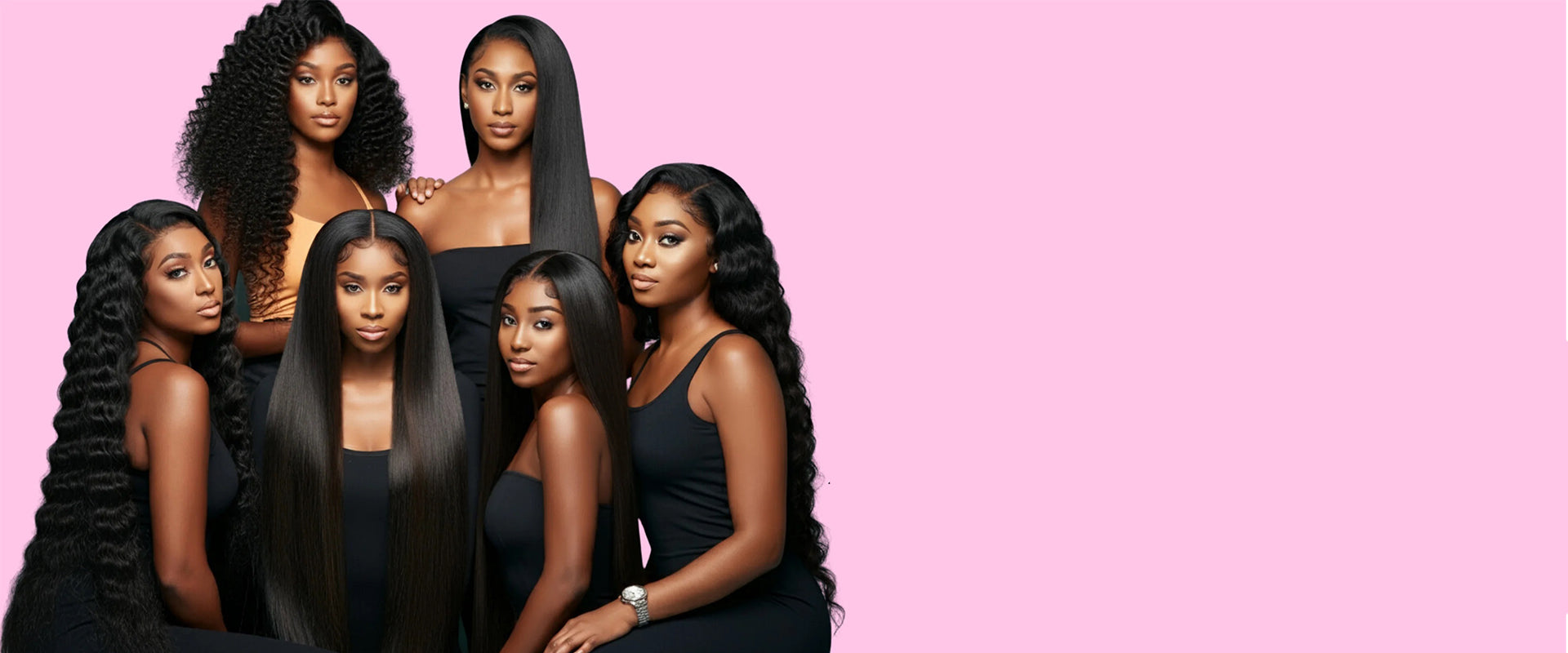 Luxury 100% Raw Hair & Glueless Wigs.