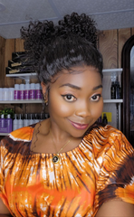 CHIGNON CURLY 12" FULL GLUELESS 1b
