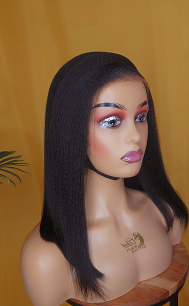 YAKI STRAIGHT BOB 14" LACE HD GLUELESS
