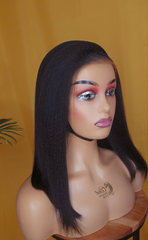 YAKI STRAIGHT BOB 14" LACE HD GLUELESS