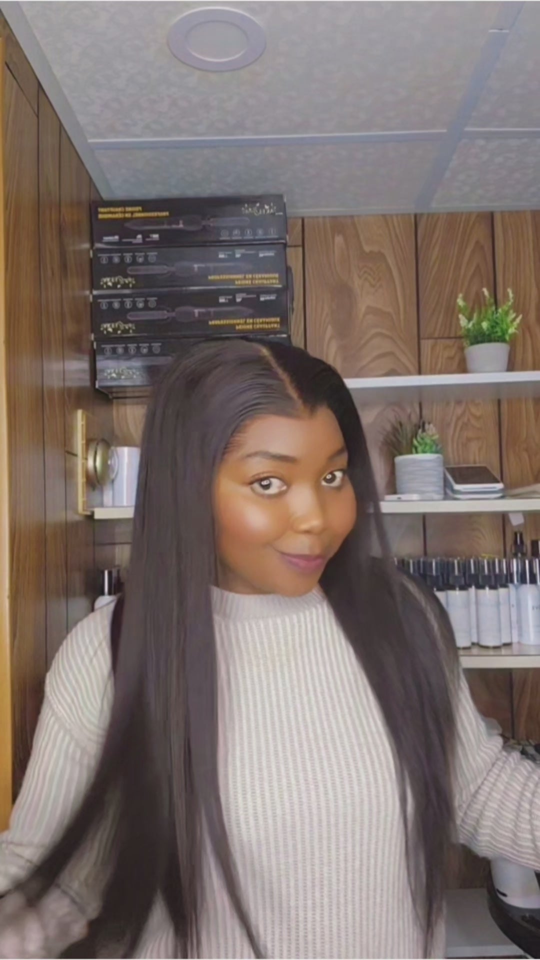 LISSE 22" LACE FRONTALE HD 13×6