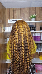 PIANO CUIVRÉE CURLY 32" LACE GLUELESS