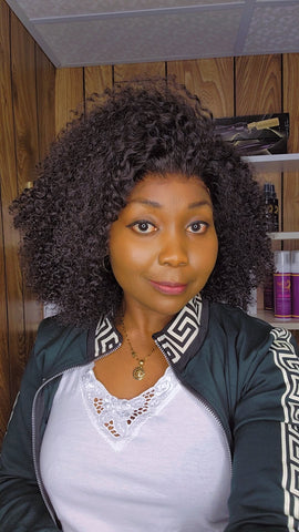 AFRO CURLY 10" LACE GLUELESS