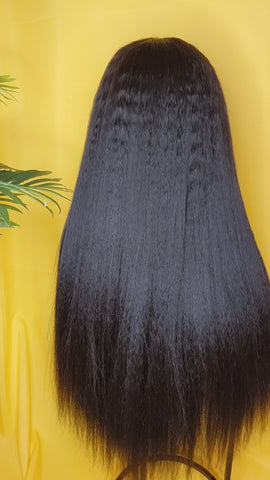 AMÉRICAINE 28" GLUELESS HD LACE YAKI STRAIGHT