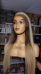 BLONDE CENDRÉE 22" SANS COLLE