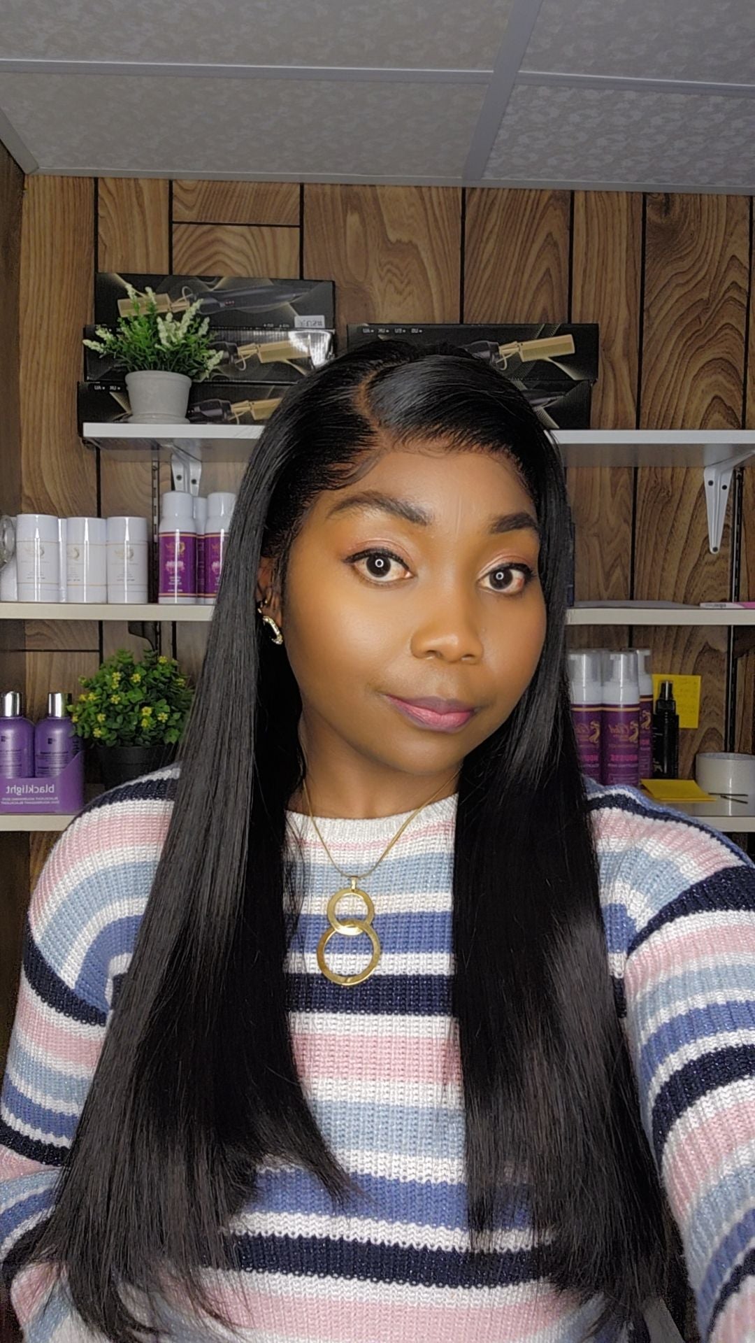 NICAISE 18"LISSE LACE 360 HD GLUELESS