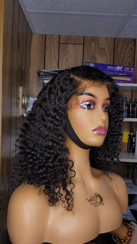 FULL LACE 14POUCES BURMESE CURLY