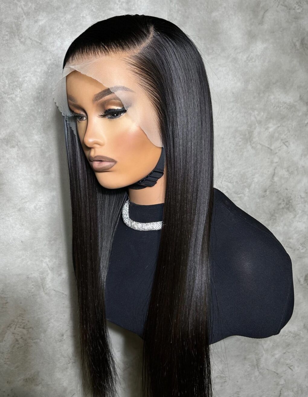 AKEL raw hair lace frontale HD 13×6 1B