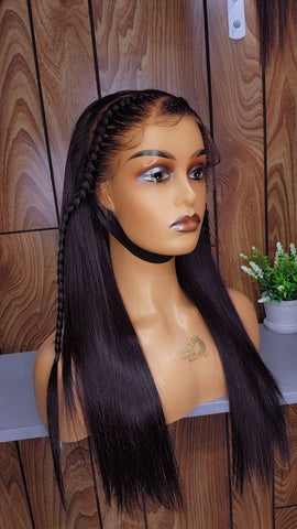 2 TRESSES LACE GLUELESSWIG 18"