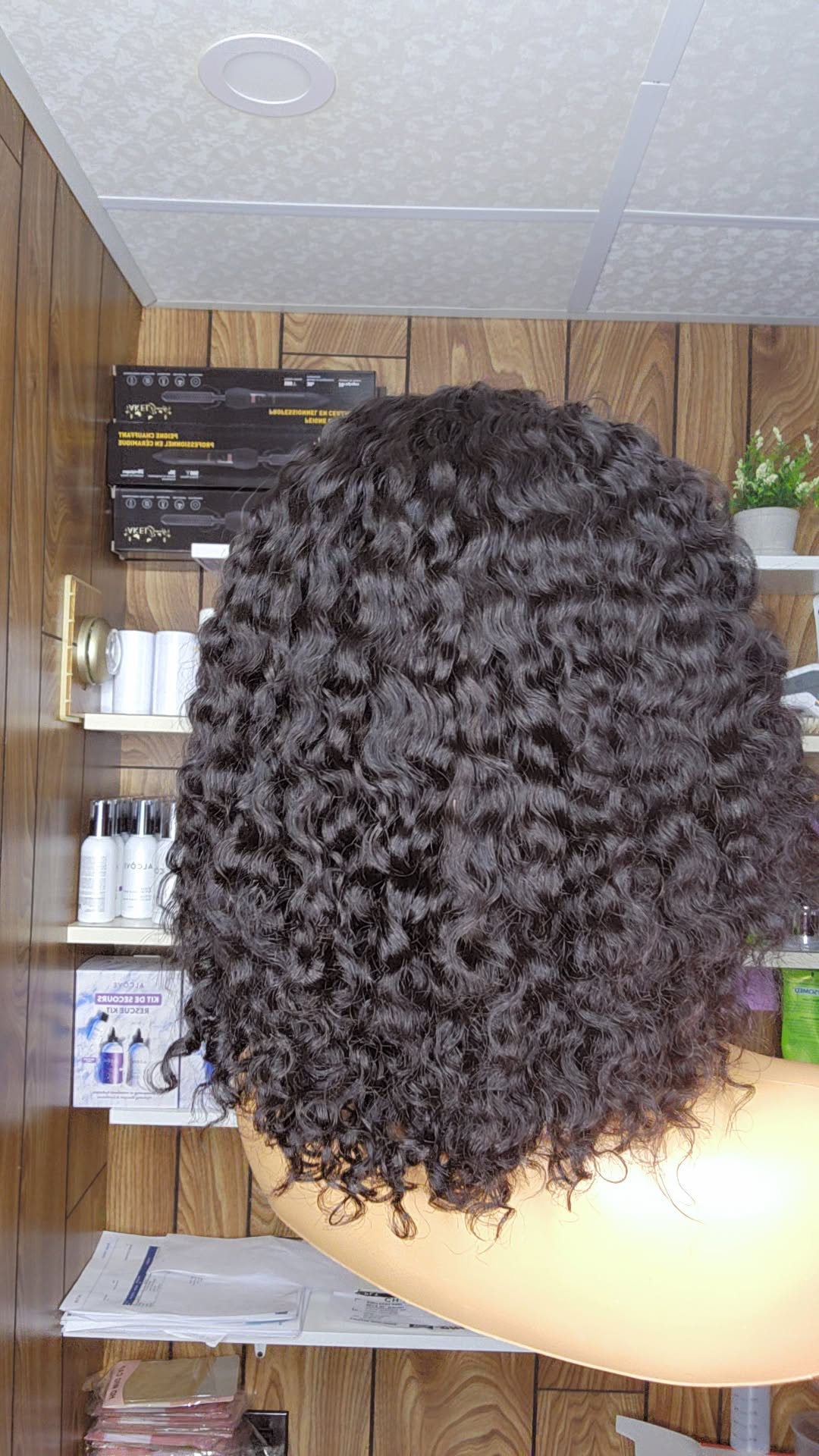 CURLY EN U 12"