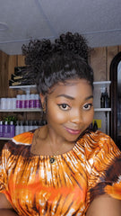 CHIGNON CURLY 12" FULL GLUELESS 1b