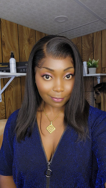 BOB STRAIGHT 14" GLUELESS LACE HD