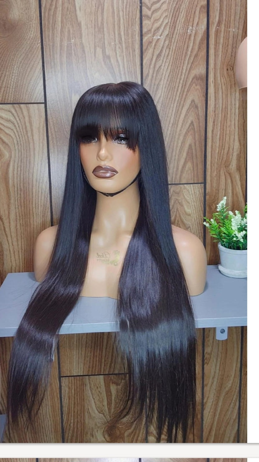 Vietnamienne frange 26" CLOSURE HD 5×5