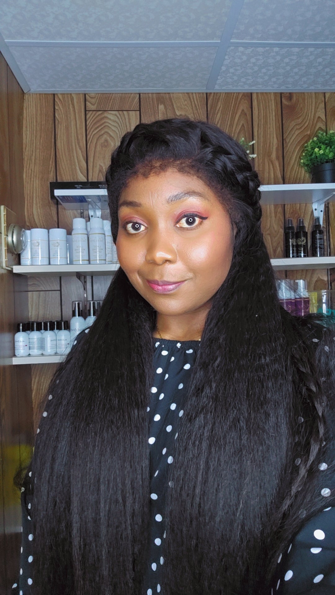 AMÉRICAINE 28" SANS COLLE HD LACE YAKI DROIT