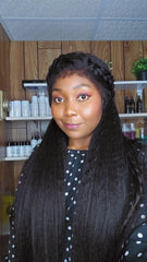AMÉRICAINE 28" GLUELESS HD LACE YAKI STRAIGHT