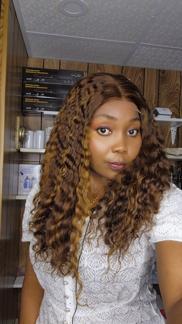 LINA CURLY 20" CLOSURE 5×5 HD