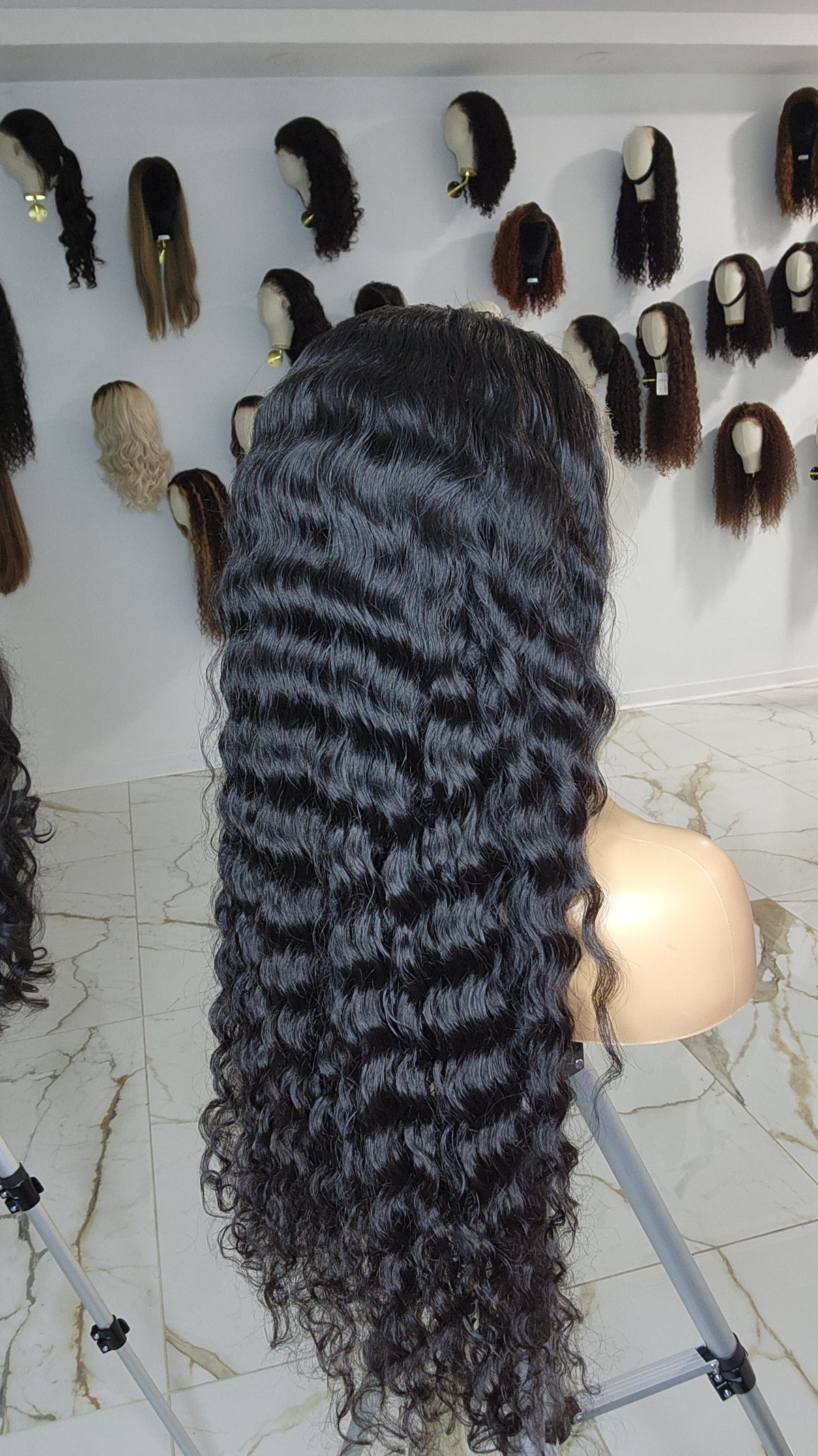 LUXURY INDIAN CURLY 13×6 HD LACE 1B 400G 28"