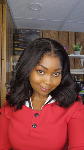 YAKI straight 14" LAGOS HAIRLINE HD