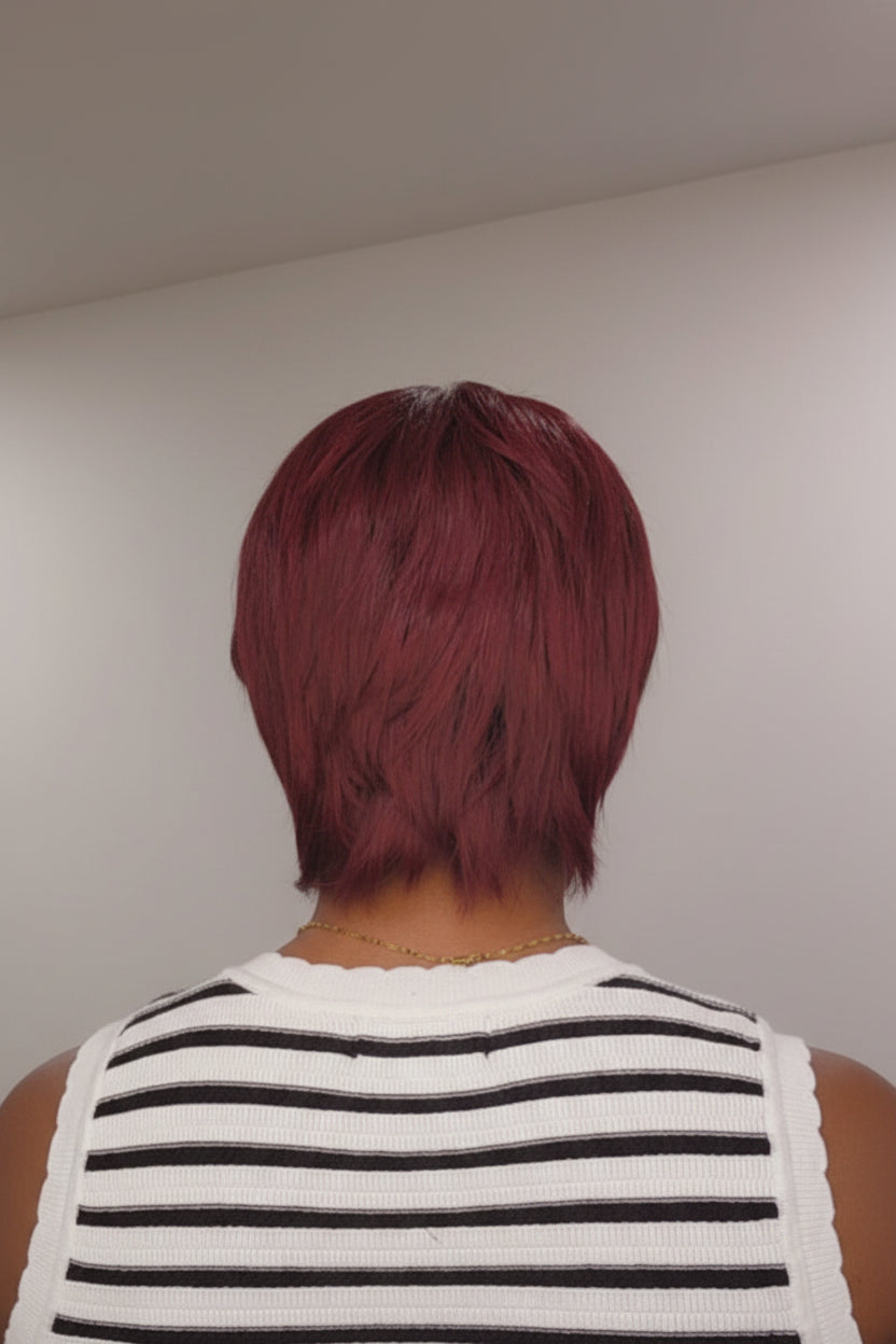 PIXIE CUT BORDEAU