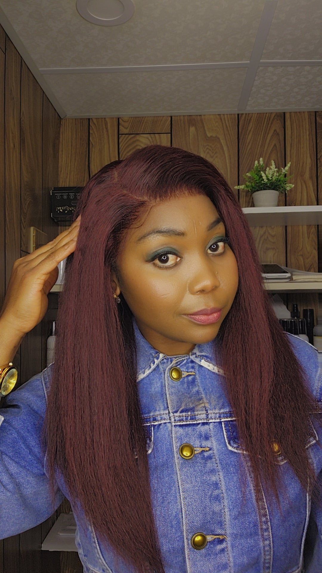 YAKI BORDEAUX 16" CLOSURE 9×6