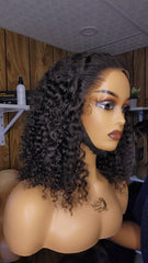 BURMESE CURLY 14" LACE 13×4 HD SANS COLLE 1B
