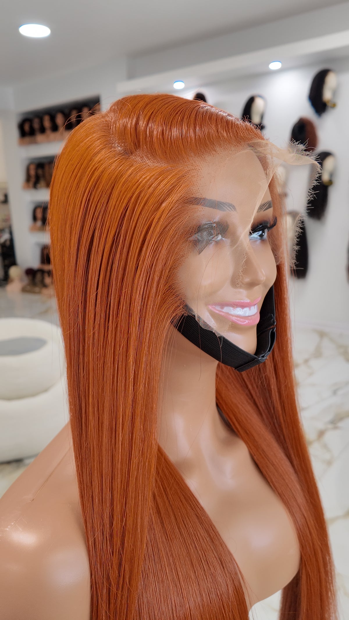 YVONNE LUXURY 28" LACE HD 13×6  ORANGE 400G