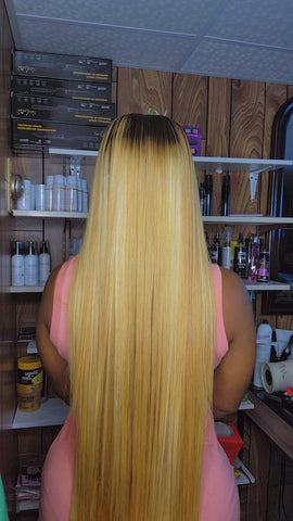 BEYONCE BLONDE PIANO 28" CLOSURE 6×6 HD