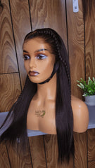 2 TRESSES LACE GLUELESSWIG 18"