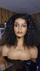 BURMESE CURLY 14" LACE 13×4 HD SANS COLLE 1B