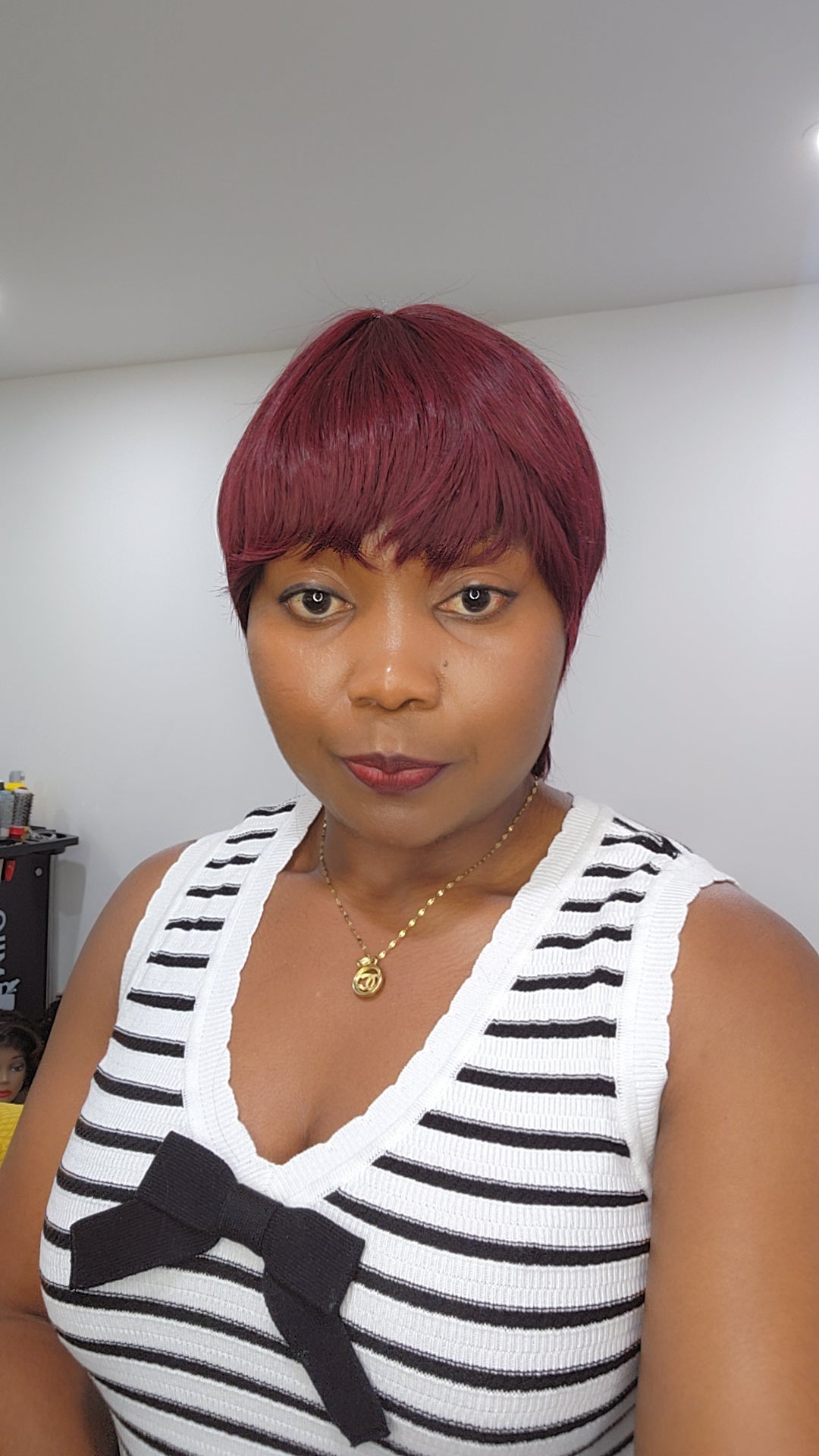 PIXIE CUT BORDEAU
