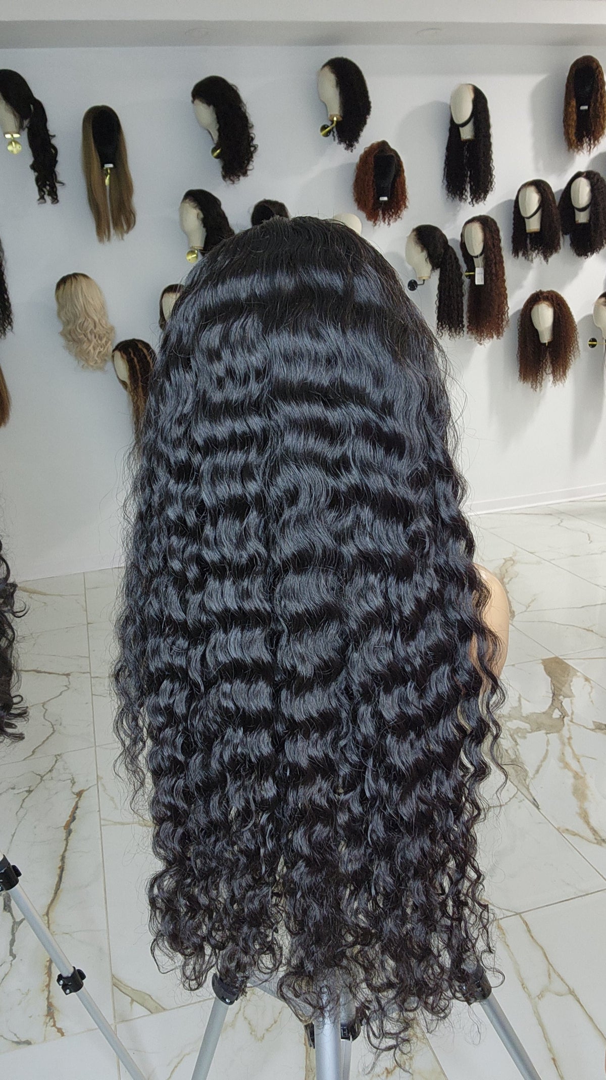 LUXURY INDIAN CURLY 13×6 HD LACE 1B 400G 28"