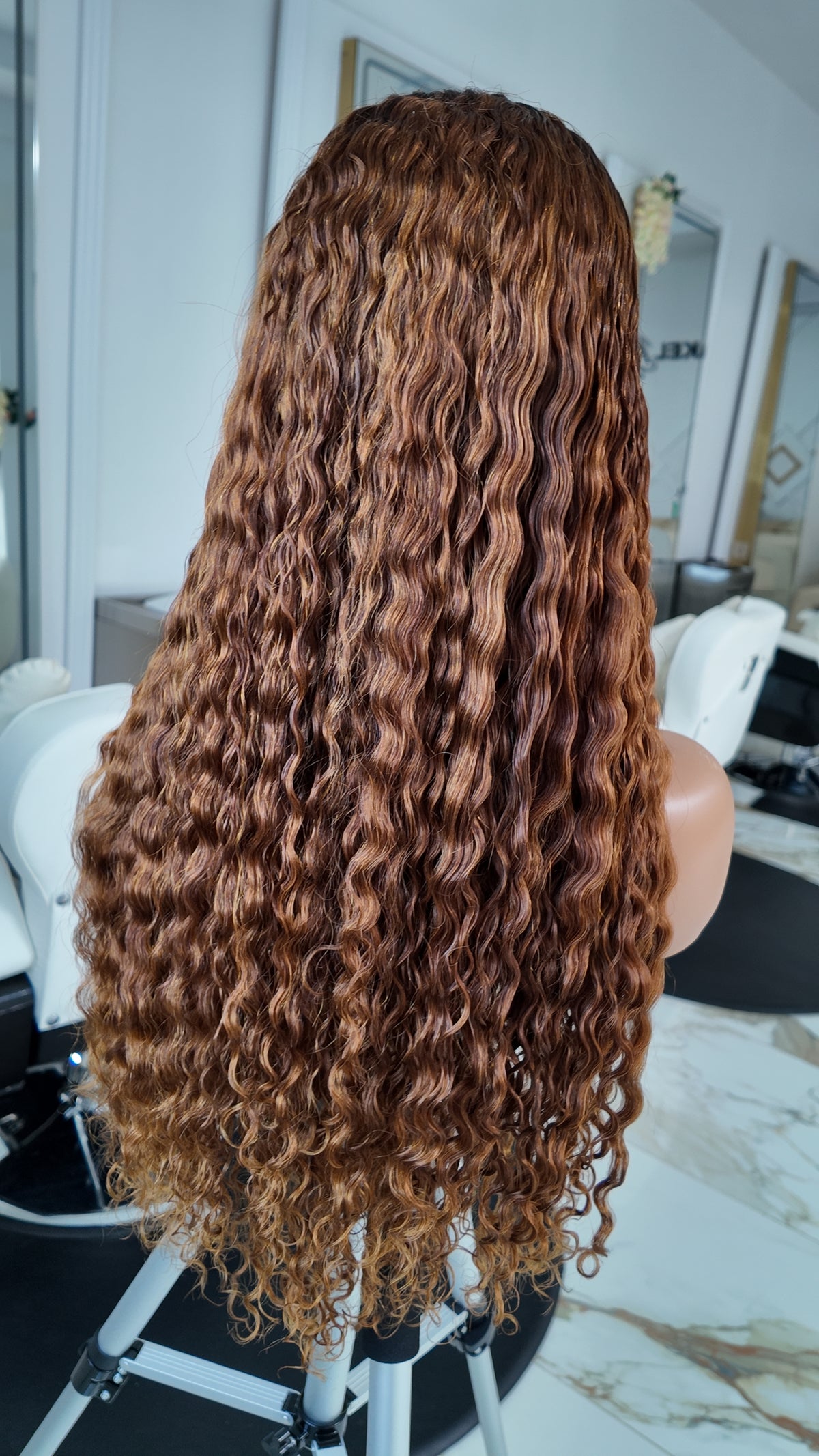 VIVIANE 24" RAW HAIR LUXURY INDIENNE 350g CLOSURE 5×5