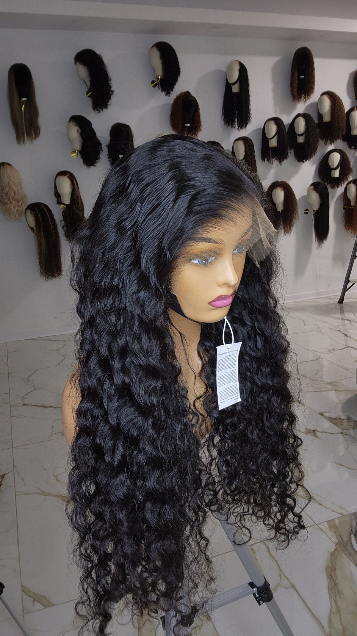 LUXURY INDIAN CURLY 13×6 HD LACE 1B 400G 28"
