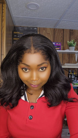 YAKI straight 14" LAGOS HAIRLINE HD