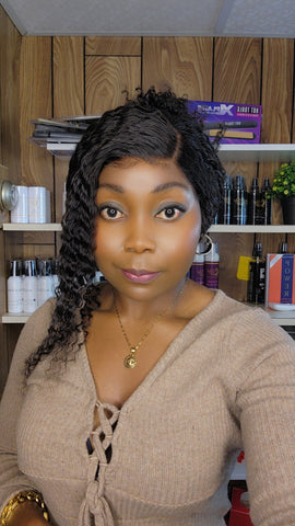 PIXIE CURLY 18" LACE HD SANS COLLE