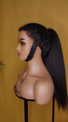 AMÉRICAINE 28" GLUELESS HD LACE YAKI STRAIGHT