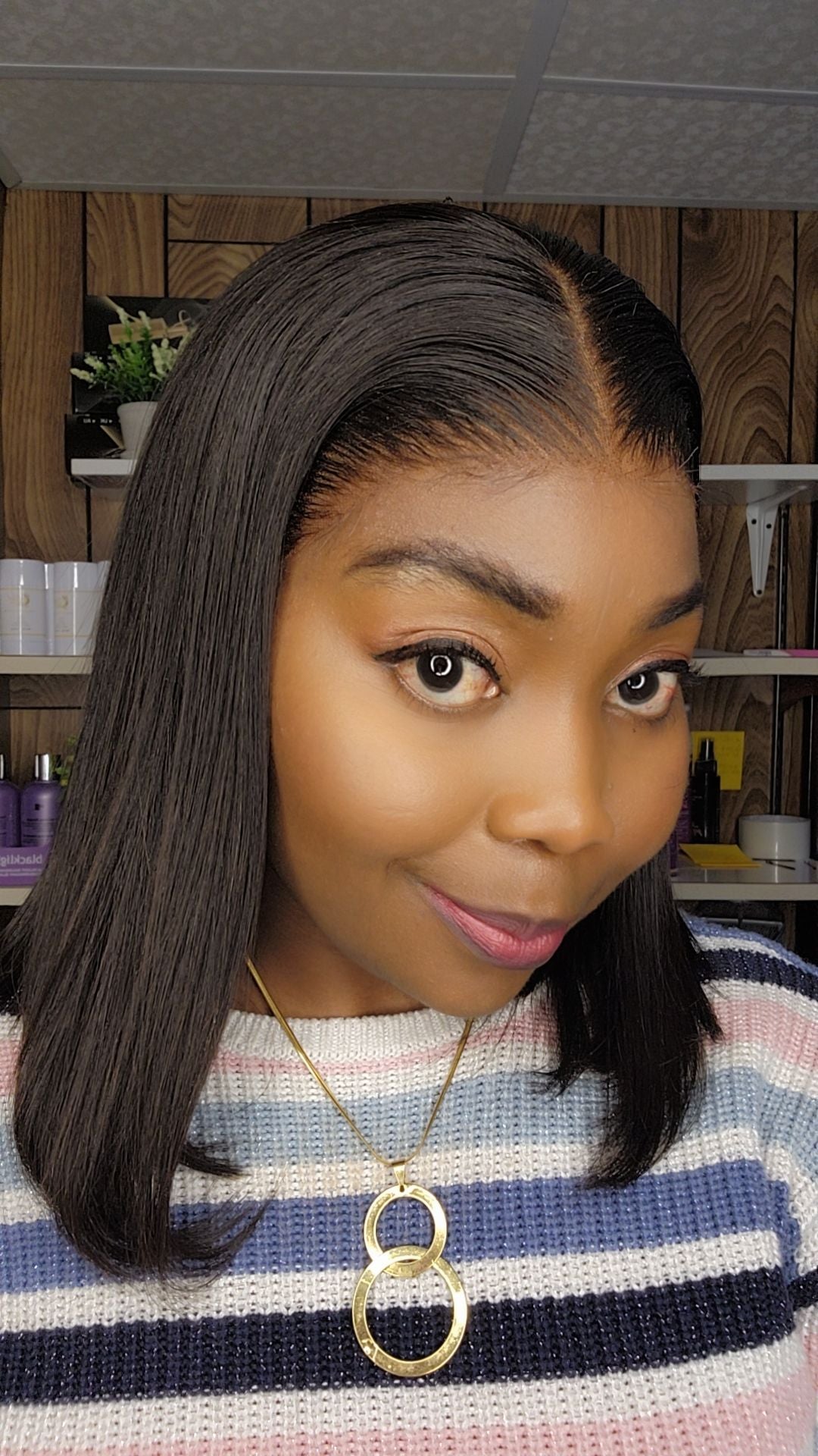 Dentelle HD sans colle GLORIA BOB 12"