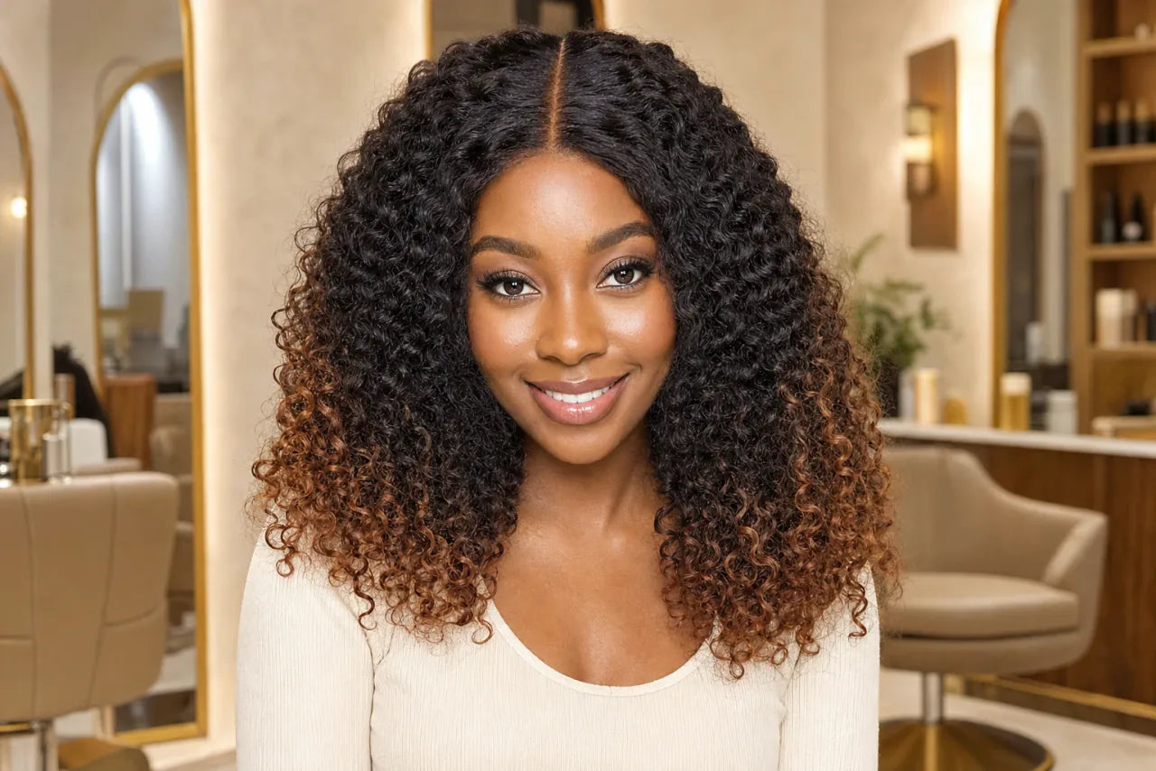 Expressive curls with volume