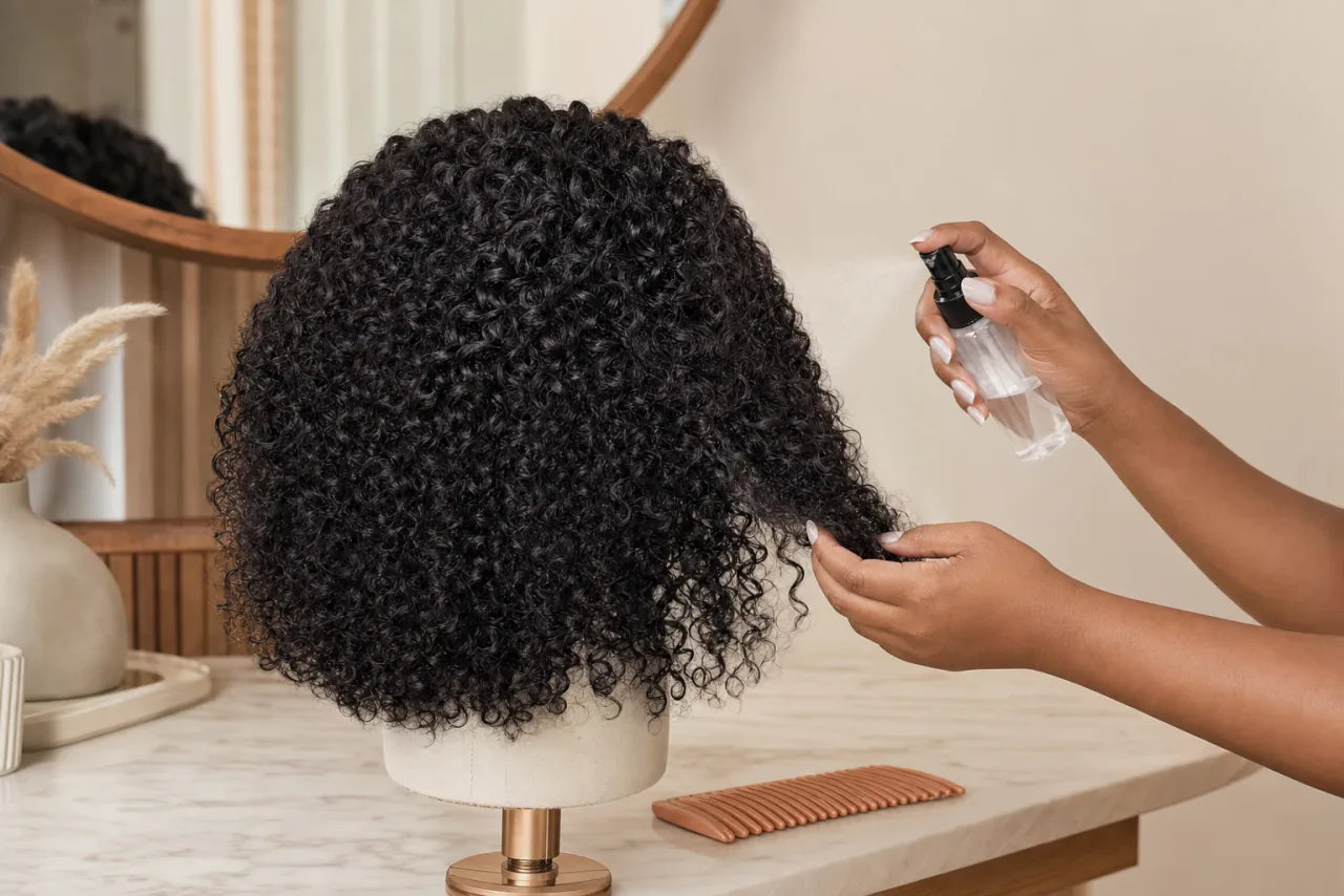 Hydrate and define the curls