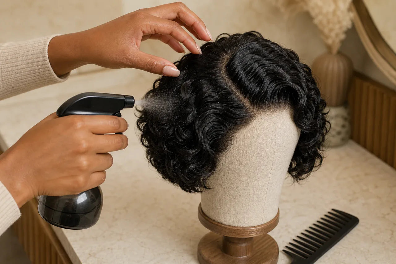 Hydrate and define the curls