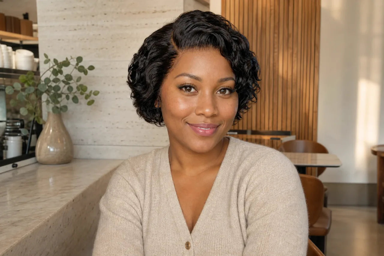 Expressive curls with volume